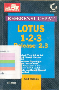 Referensi Cepat Lotus 1-2-3 Release 2.3