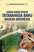 Garis-garis Besar Tatabahasa Baku Bahasa Indonesia