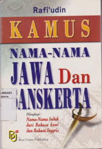 Kamus Nama-nama Jawa dan Sanskerta