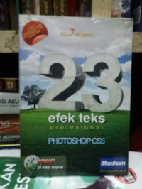 23 Efek Teks Profesional Photoshop CS5