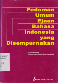 Pedoman Umum Ejaan bahasa Indonesia yang Disempurnakan