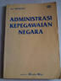 Administrasi Kepegawaian Negara
