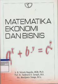 Matematika Ekonomi Dan Bisnis