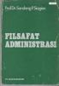 Filsafat Administrasi