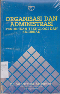 Organisasi dan Administrasi