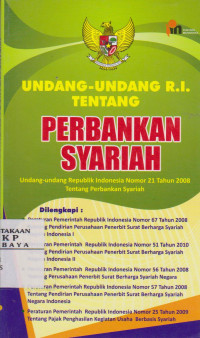 Undang-undang RI tentang Perbankan Syariah