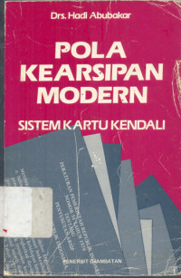 Pola Kearsipan Modern : Sistem Kartu Kendali